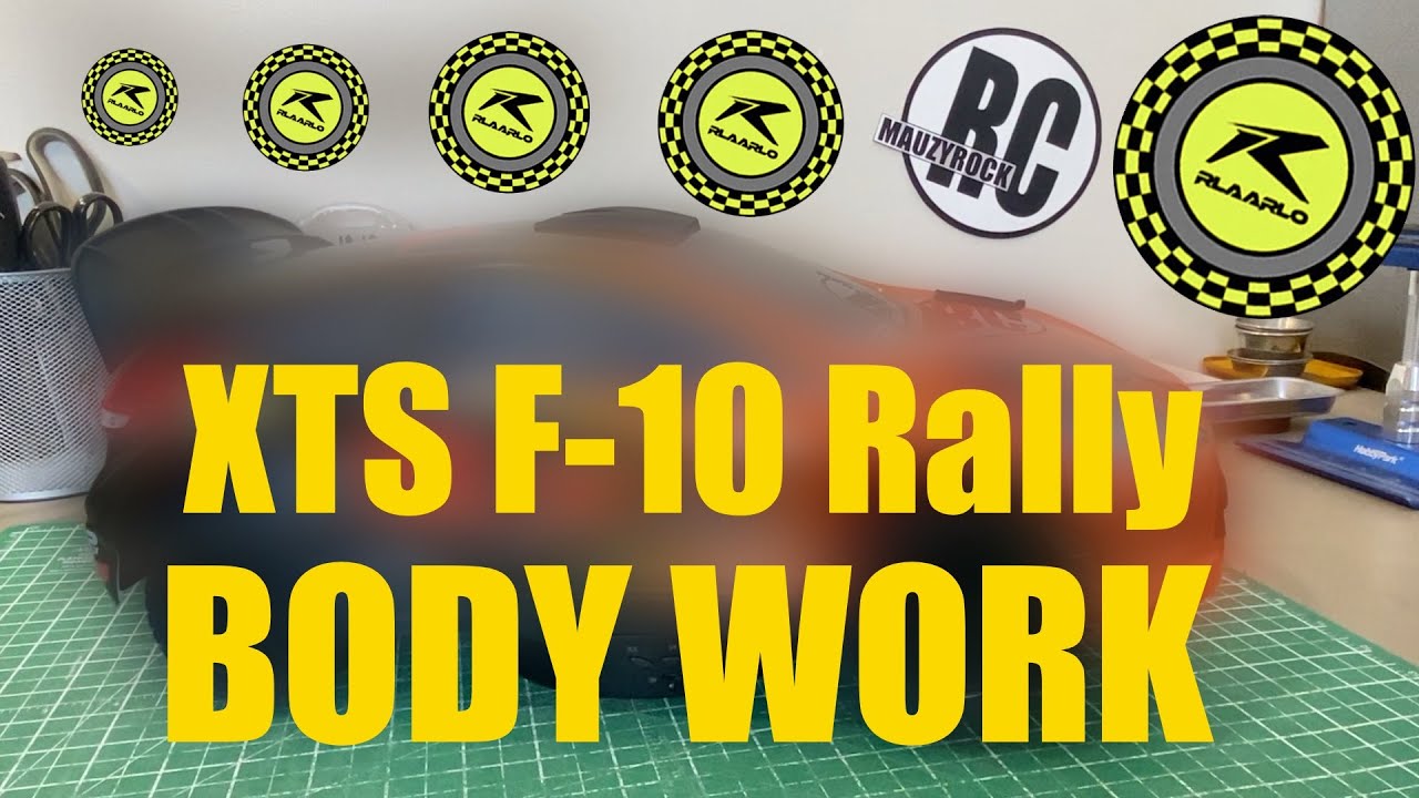 RLAARLO XTS F-10 Rally RC Body Work / How To design your own livery ...