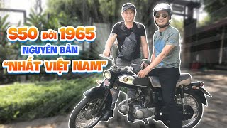 Tiết Cương review xe S50 đời 1965 nguyên bản nhất Việt Nam.