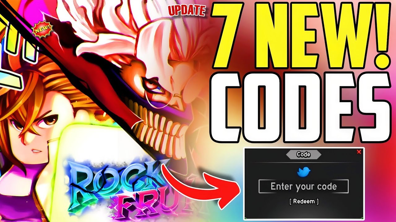 ⚠️UPDATE!!💥[CODE]⚠️ ROCK FRUIT ROBLOX CODES 2025! ROCK FRUIT NEW ...