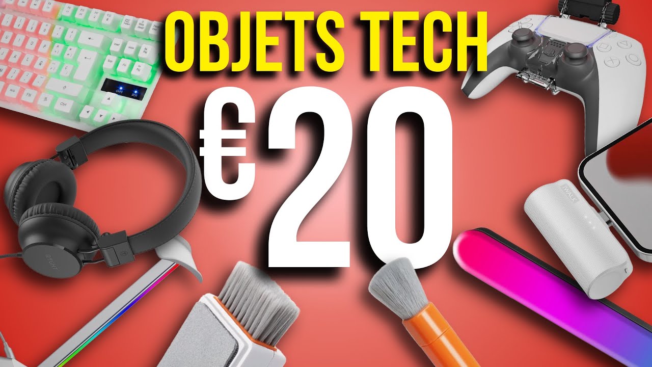 10 OBJETS HIGH-TECH PAS CHER A MOINS DE 20€ SUR  ! 