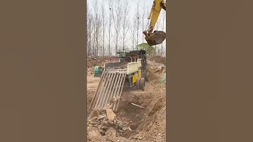 Mud and stone separator, can screen both dry and wet materials, high output#debrisseparator