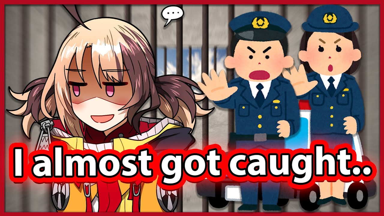 The Moment Where Gigi Almost Got Caught By The Cops While Driving So Fast 【HOLOEN】