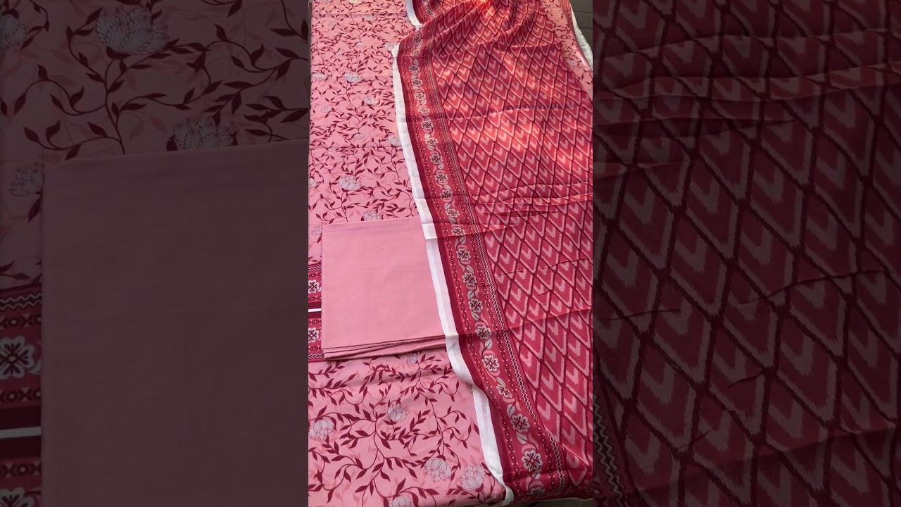 SA6 - Safina Unstitched Printed Lawn 3P