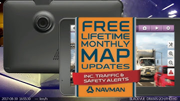 Navman Drive Duo SatNav and  DashCam with rear camera. wild crash footage