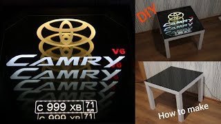 how to make camry 3.5 infinity mirror coffee table