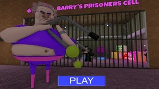 EVIL GRANDMA BARRY'S PRISON RUN! (OBBY!) #roblox #scaryobby