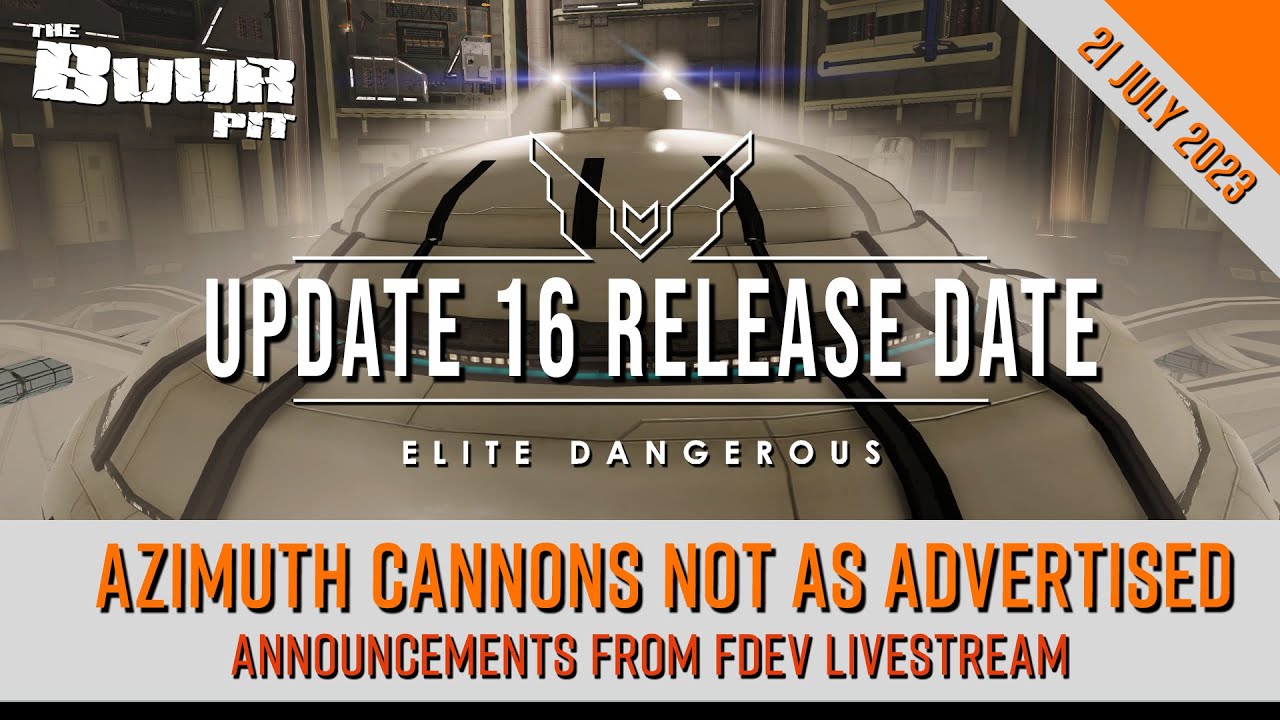 Elite Dangerous dates Update 16 for August 1, releases an updated launcher,  and halts investigation of some bugs