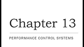 Celebrity Chapter 13 Performance Control Systems Wealth