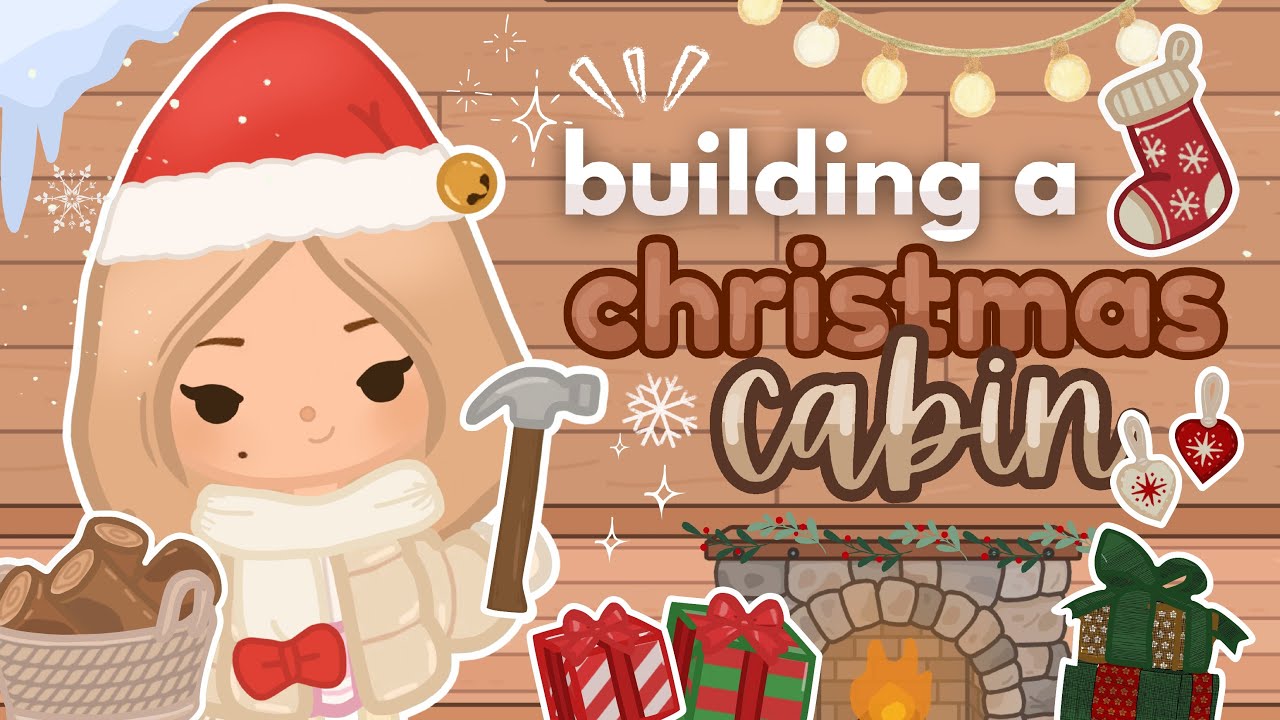 I Built a Cozy Christmas Cabin in Toca Boca 🎄❄️ | Build With Me (Part 1)