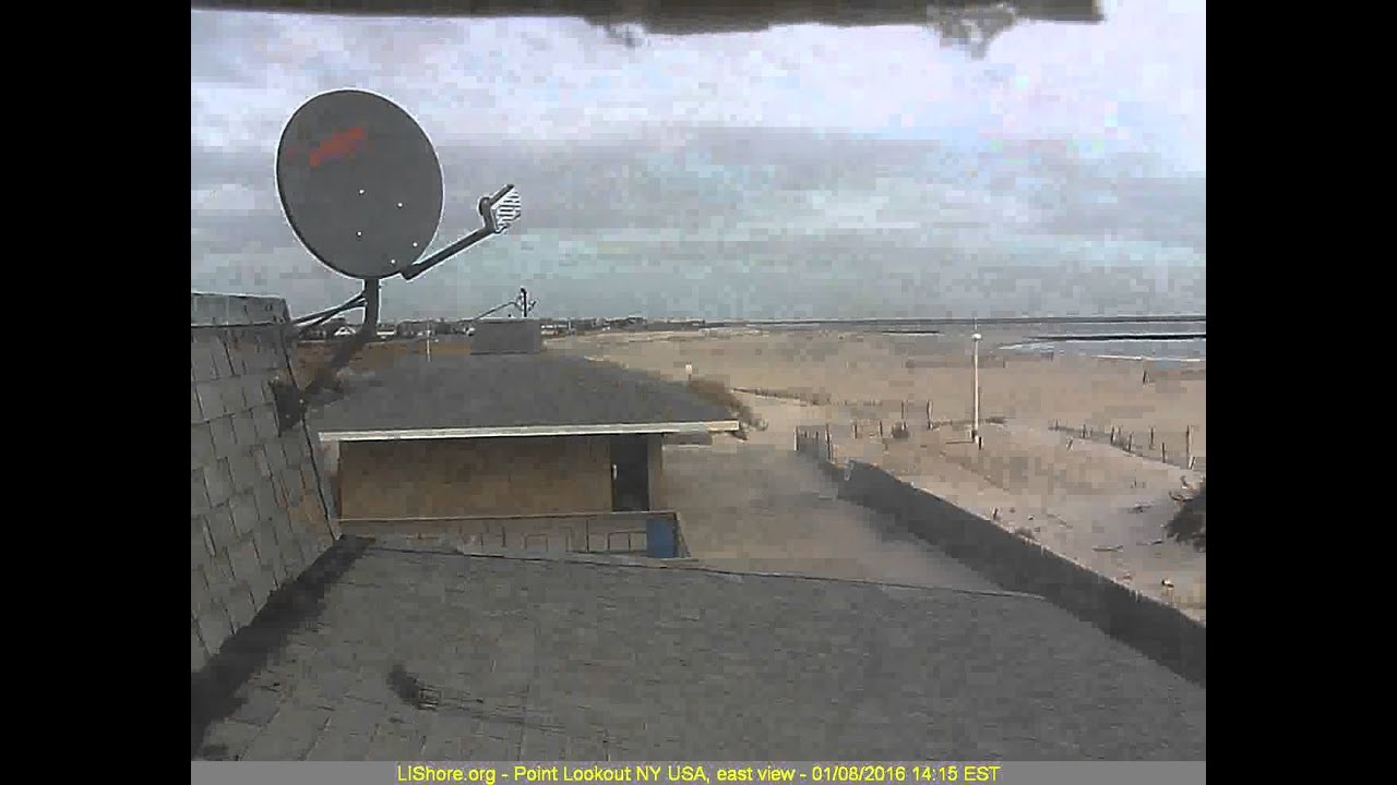 LIShore Point Lookout cam A January 8, 2016 YouTube