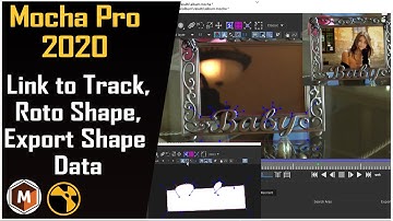 MOCHA 2020 - Creating Roto Shape & Export Shape Data in Mocha || Roto in Mocha Pro