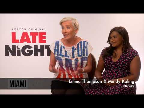 MLN Emma Thompson & Mindy Kaling Interview 2019 Late Night Movie