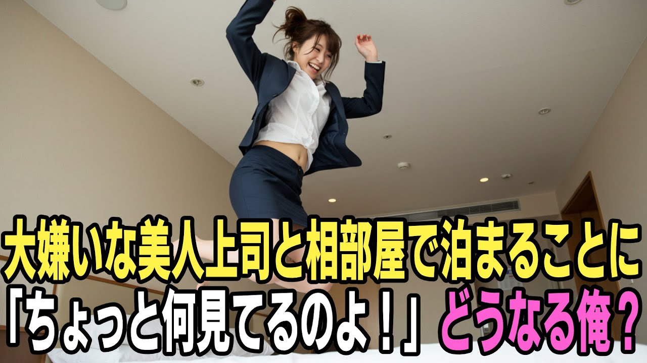 【馴れ初め】大嫌いな美人上司と相部屋で泊まることに…「責任取れるの？」