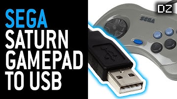 🇬🇧 How to convert Saturn original gamepad to USB (no solder)