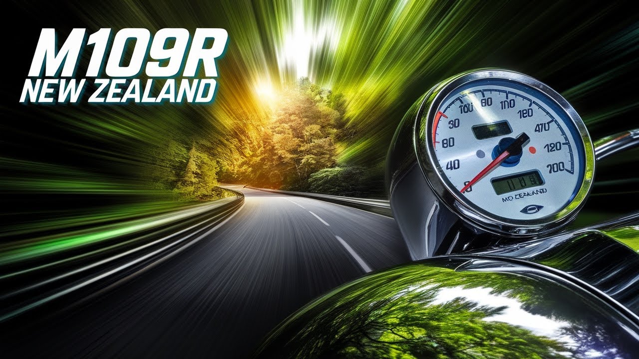 A Winter Motorcycle Road Trip, Adventure in Taranaki New Zealand. 4K.