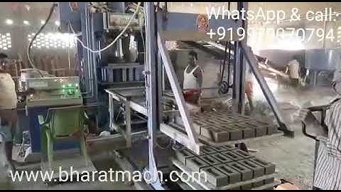 Automatic Fly Ash Bricks Machine with Auto. stacking system
