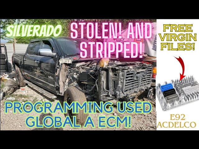 Chevy Silverado STOLEN and STRIPPED! PROGRAMMING acDelco E92