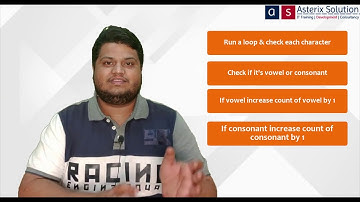 Count of Vowel and Consonant in  a String in Java | JavaGyan Series|Asterix Solution