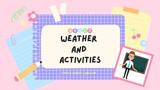 Weather and Activities Talking Flashcards with Tom's Magic English