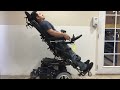 Permobil c400 esp rehab power wheelchair wpower recline elevating leg rest tilt standing