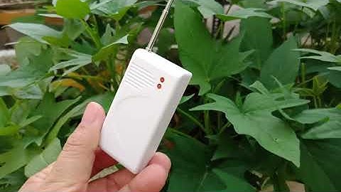 Cảm biến rung phát sóng RF433Mhz tới bộ thu, bộ báo động trung tâm