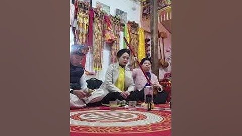 Then Lạng Sơn : Then Hằng cùng các con thớ hát then làm lễ lẩu then đầu xuân năm mới mùng 4 Tết 2025