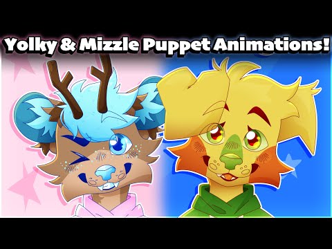 Yolky & Mizzle Puppet Animations + TIMELAPSE