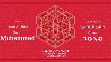 سورة محمد لعام 1435هـ للشيخ هاني الرفاعي Sheikh Hani Al Rifai Surah Muhammad