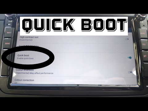 Quick boot Android headunit