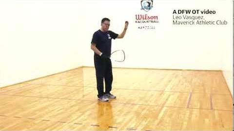 Racquetball: How to serve