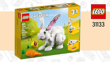 LEGO® Creator 3in1 White Rabbit (31133)[258 pcs] Cockatoo Parrot & Seal | Speed Build | TBBL