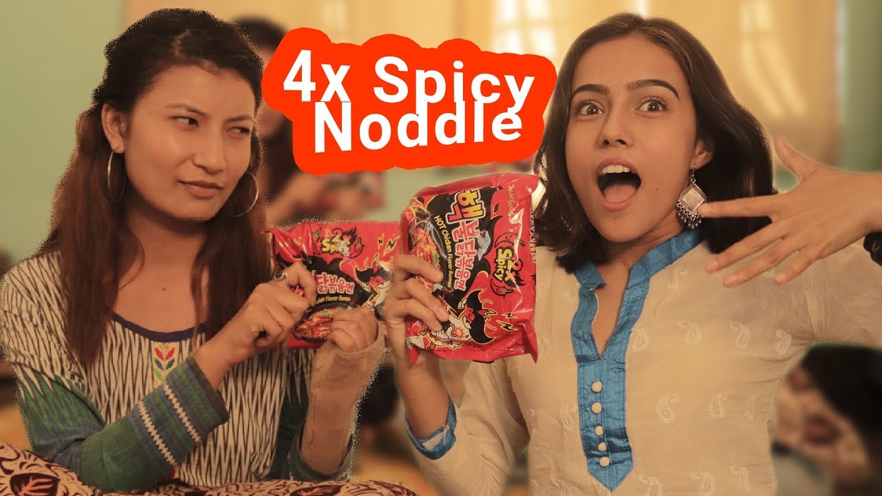 🔥🔥4x Spicy Ramen Noodle 🔥🔥|Devya Vs Anzali|