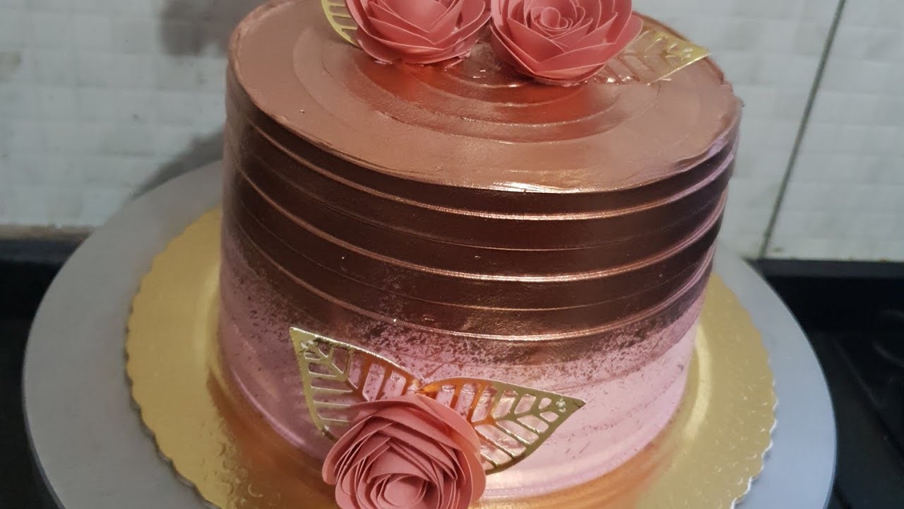 BOLO TENDÊNCIA | ROSE GOLD | ATELIÊ DOCE - LIDIANE OLIVEIRA