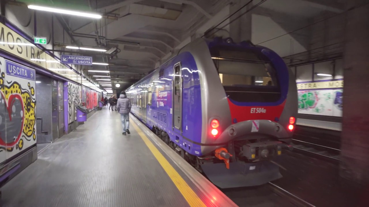 Italy, Naples, train ride from Mostra to Montesanto