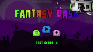 Fantasy Dash - What does a 0.96 euro Geometry Dash game feel like?! (Game Review on the Xbox) screenshot 1