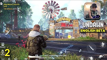 UNDAWN Mobile English Beta iOS Gameplay 2 (Redwood Outpost)