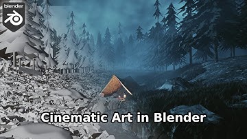 Build a Cinematic Environment Scene in Blender | Step by Step Tutorial