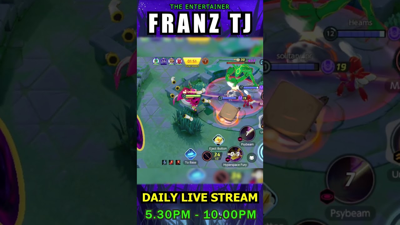 6s Rayquaza Defeat Myth~ Rapid Fire Scraf : Hoopa Unbound Unite Buff | Pokemon Unite😎