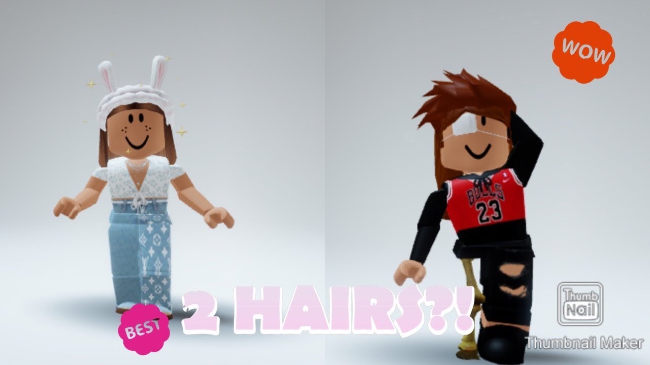 How To Get 2 Hair On Ipad Roblox Youtube - how to put on multiple hairs on roblox mobile ipad