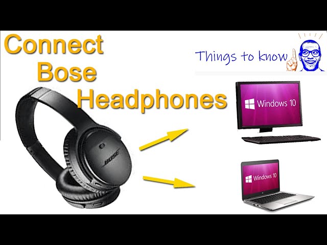 How to Bose Headphones to Windows 10 PC or Laptop. Craig Kirkman -