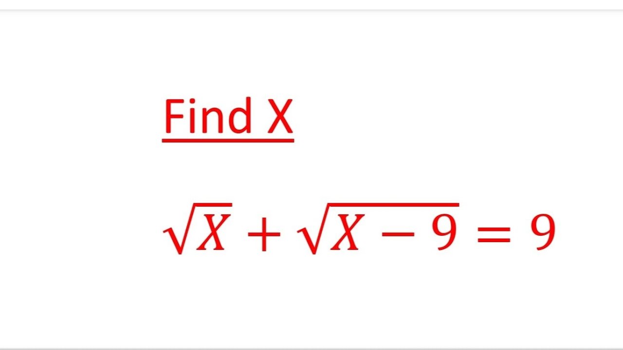 Solving A nice algebraic equation | math olympiad problem - YouTube