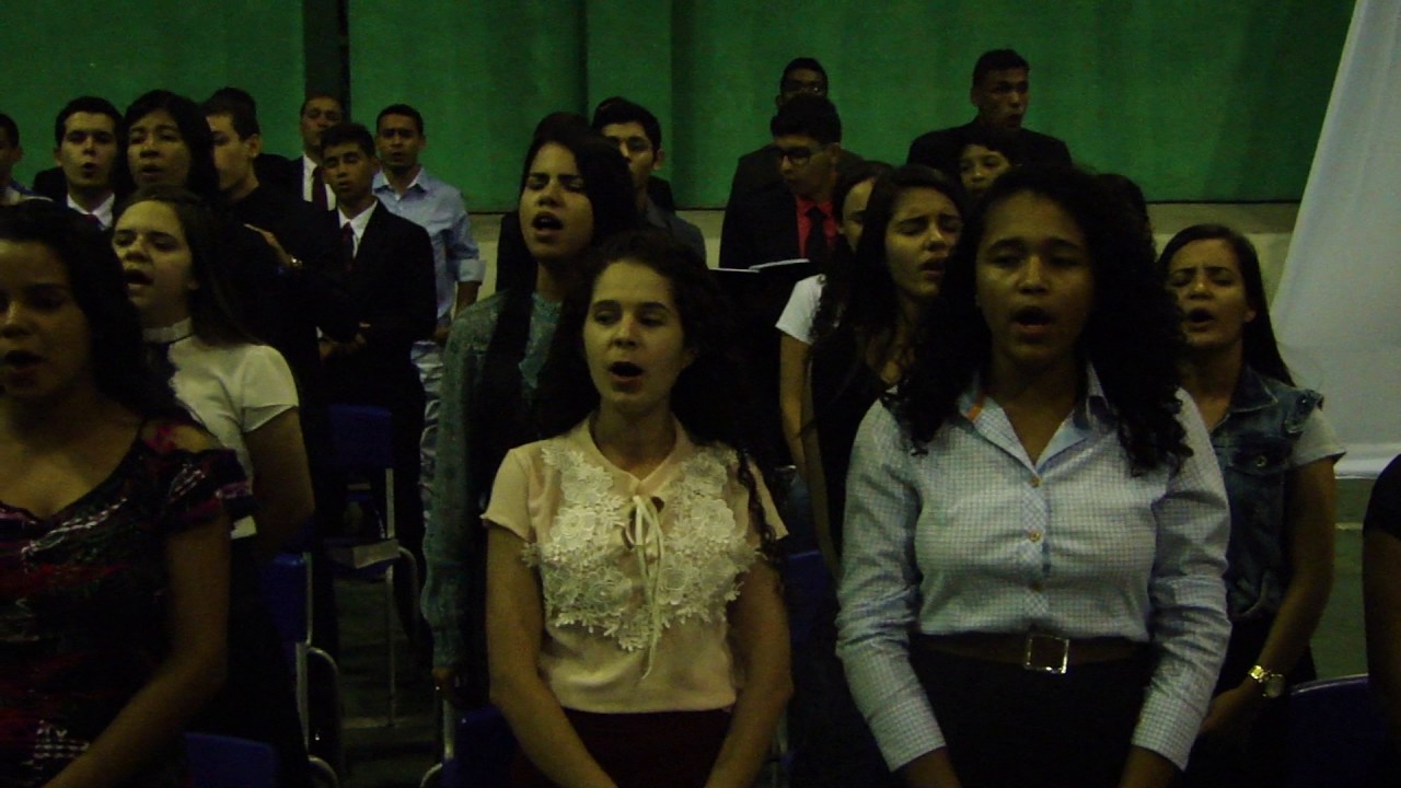 Grande Coral louvando a Deus no 23º Aniversário do conjunto Melodia Celeste. - YouTube