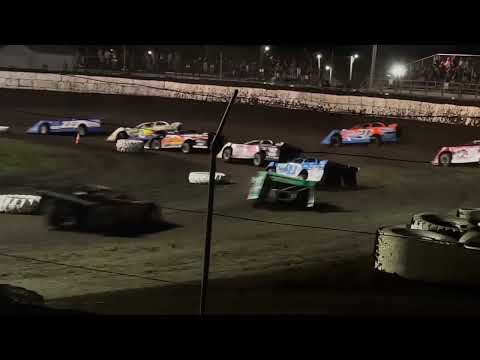 Late Model Feature Race at Fairbury American Legion Speedway (FALS) 7-8-2023