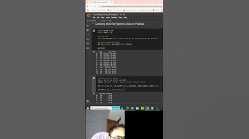 Tutorial 42 : Creating Bins in pandas dataframe-1  #datascience #machinelearning #ai #python #coding