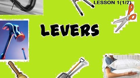 primary 6.  unit 1.lesson1( 1/2). types of lever