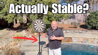 Is This Dartboard Stand Actually Stable? How To Install Your Dartboard Stand Koto Heavy Duty
