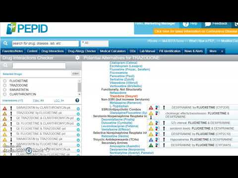 PEPID Drug Interaction Checker Update: Alternative Drug Finder