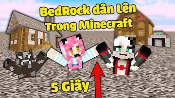 MỀU THỬ THÁCH 24 GIỜ SINH TỒN KHI MINECRAFT TOÀN BEDROCK*1 NGÀY REDHOOD SỐNG TRÊN ĐẢO BEDROCK