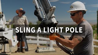 How to Sling A  Light Pole with Light Pole Systems by Magargee Films 201 views 8 months ago 3 minutes, 46 seconds