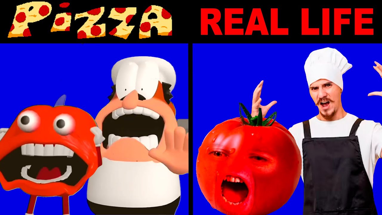 Pizza Tower Screaming Meme Vs Real Life Part1 - YouTube